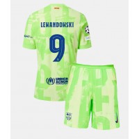 Dres Barcelona Robert Lewandowski #9 Tretina pre deti 2024-25 Krátky Rukáv (+ trenírky)